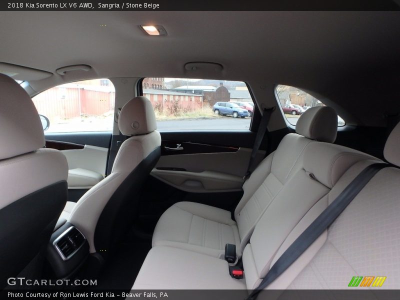 Sangria / Stone Beige 2018 Kia Sorento LX V6 AWD