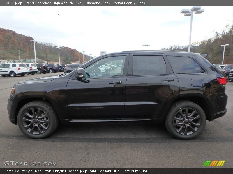 Diamond Black Crystal Pearl / Black 2018 Jeep Grand Cherokee High Altitude 4x4
