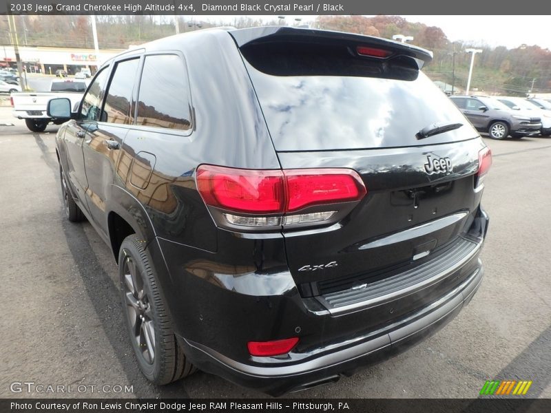 Diamond Black Crystal Pearl / Black 2018 Jeep Grand Cherokee High Altitude 4x4