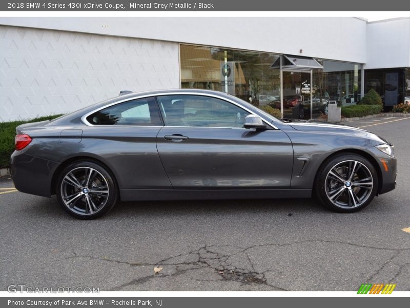 Mineral Grey Metallic / Black 2018 BMW 4 Series 430i xDrive Coupe