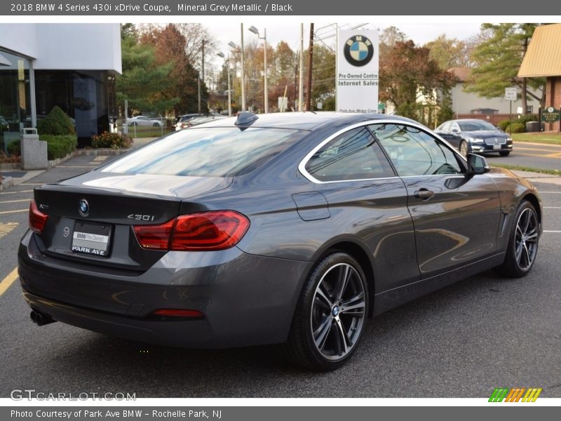 Mineral Grey Metallic / Black 2018 BMW 4 Series 430i xDrive Coupe