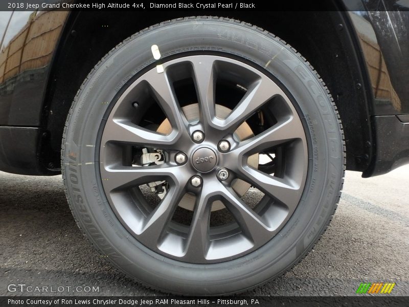 Diamond Black Crystal Pearl / Black 2018 Jeep Grand Cherokee High Altitude 4x4