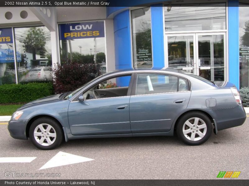 Opal Blue Metallic / Frost Gray 2002 Nissan Altima 2.5 S