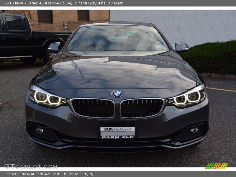 Mineral Grey Metallic / Black 2018 BMW 4 Series 430i xDrive Coupe