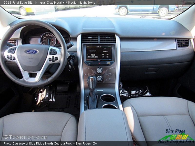 Mineral Gray Metallic / Medium Light Stone 2013 Ford Edge SEL
