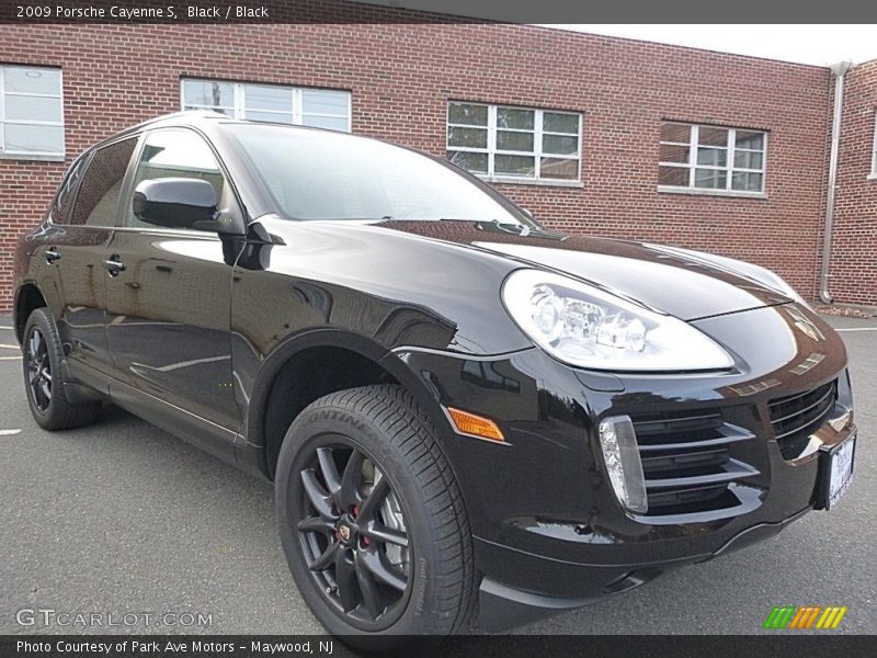 Black / Black 2009 Porsche Cayenne S