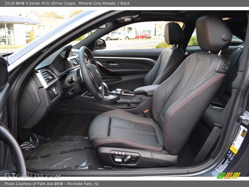 Mineral Grey Metallic / Black 2018 BMW 4 Series 430i xDrive Coupe