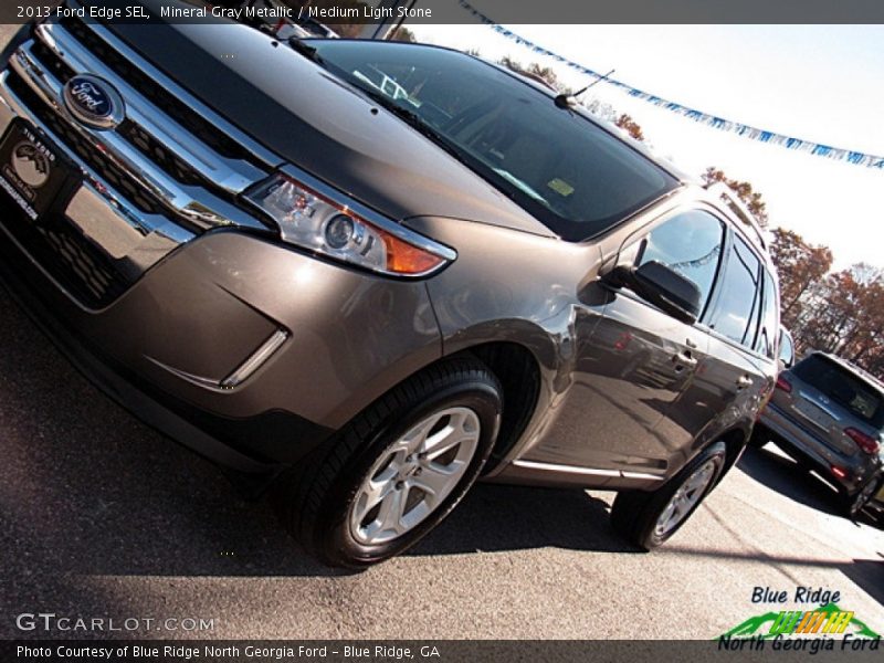 Mineral Gray Metallic / Medium Light Stone 2013 Ford Edge SEL