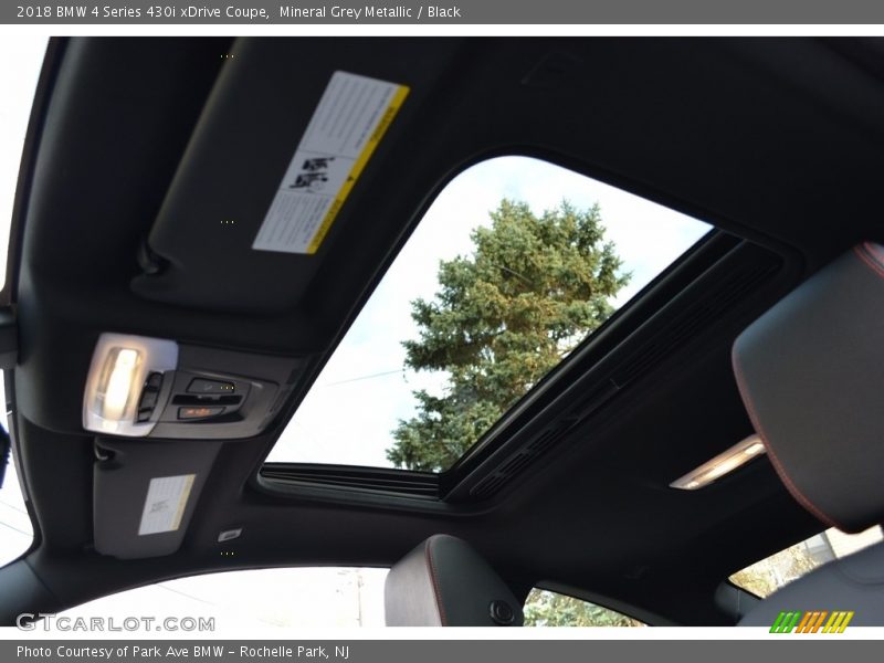 Mineral Grey Metallic / Black 2018 BMW 4 Series 430i xDrive Coupe