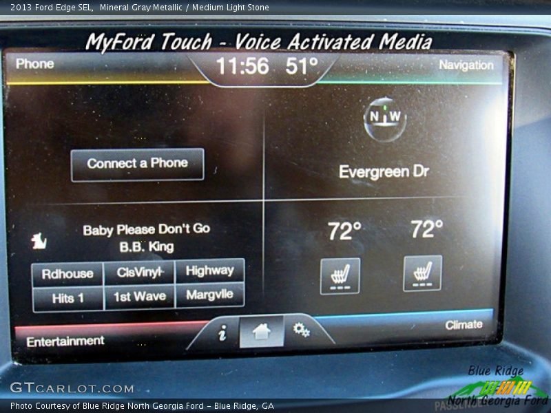 Mineral Gray Metallic / Medium Light Stone 2013 Ford Edge SEL