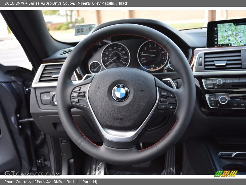 Mineral Grey Metallic / Black 2018 BMW 4 Series 430i xDrive Coupe