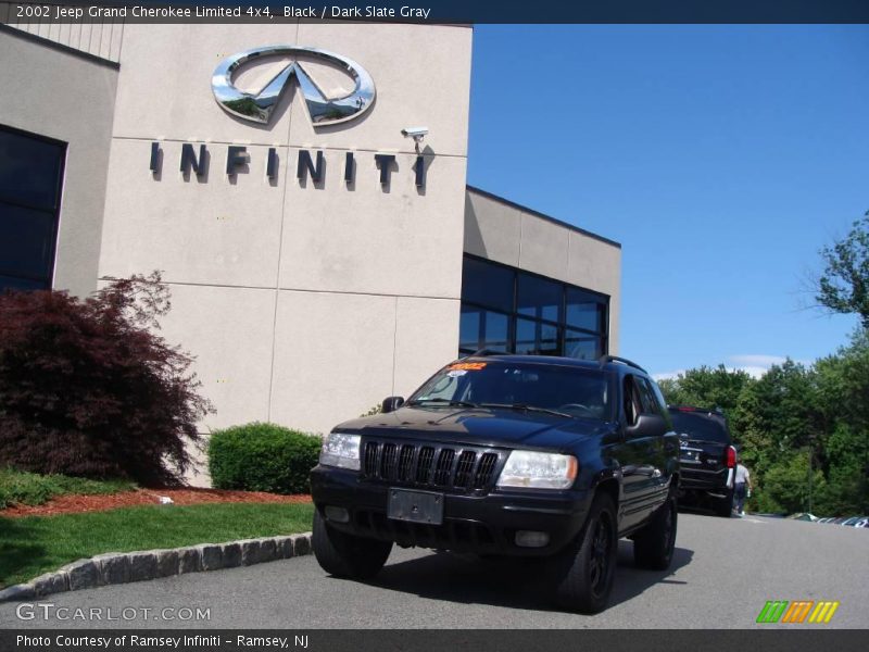 Black / Dark Slate Gray 2002 Jeep Grand Cherokee Limited 4x4