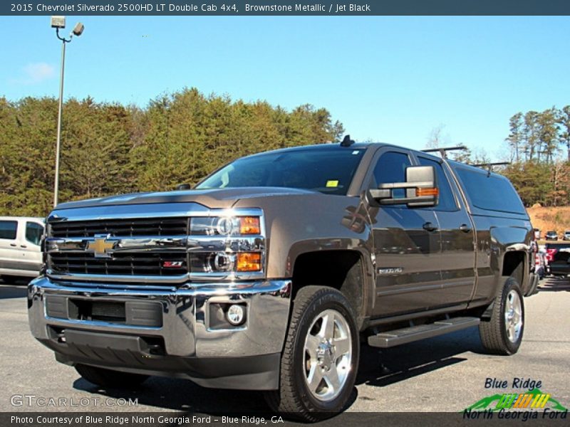 Brownstone Metallic / Jet Black 2015 Chevrolet Silverado 2500HD LT Double Cab 4x4