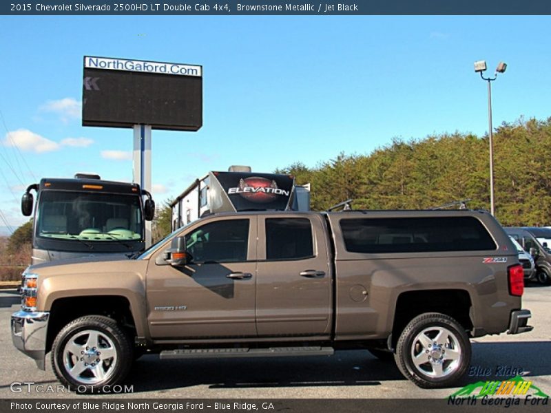 Brownstone Metallic / Jet Black 2015 Chevrolet Silverado 2500HD LT Double Cab 4x4
