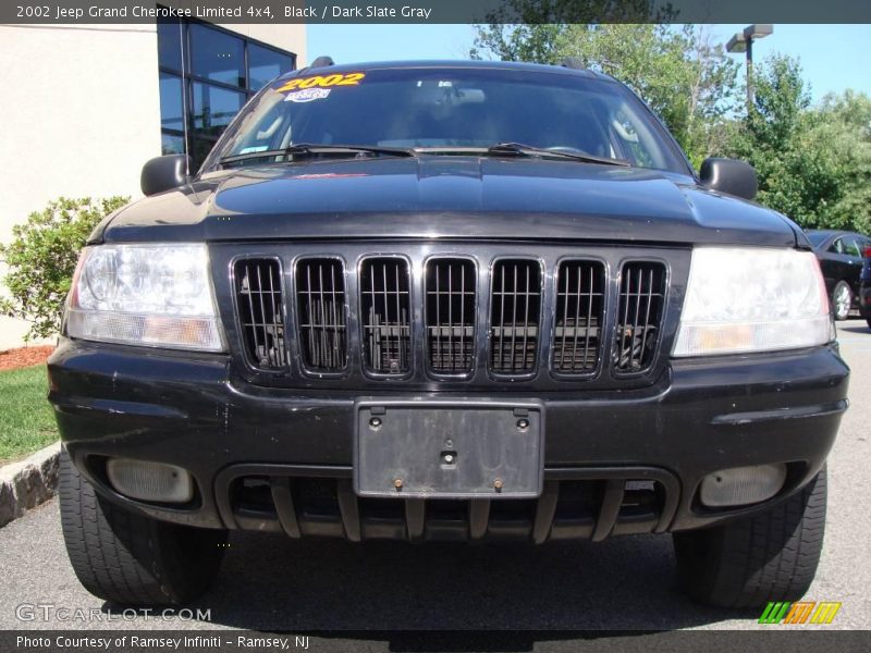 Black / Dark Slate Gray 2002 Jeep Grand Cherokee Limited 4x4