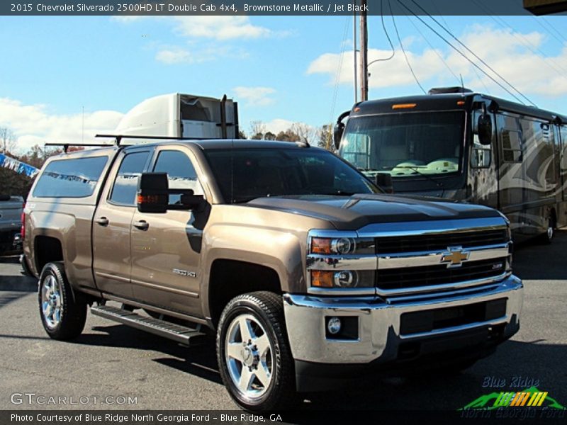 Brownstone Metallic / Jet Black 2015 Chevrolet Silverado 2500HD LT Double Cab 4x4