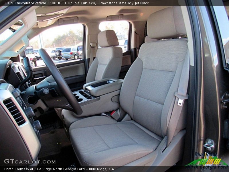 Brownstone Metallic / Jet Black 2015 Chevrolet Silverado 2500HD LT Double Cab 4x4