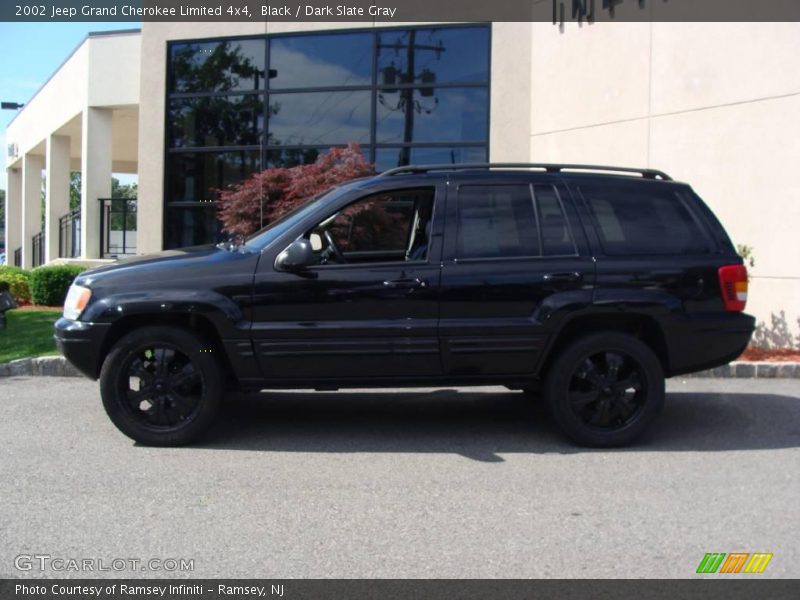 Black / Dark Slate Gray 2002 Jeep Grand Cherokee Limited 4x4
