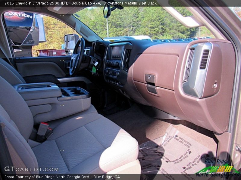 Brownstone Metallic / Jet Black 2015 Chevrolet Silverado 2500HD LT Double Cab 4x4