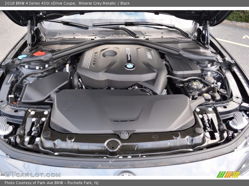 Mineral Grey Metallic / Black 2018 BMW 4 Series 430i xDrive Coupe