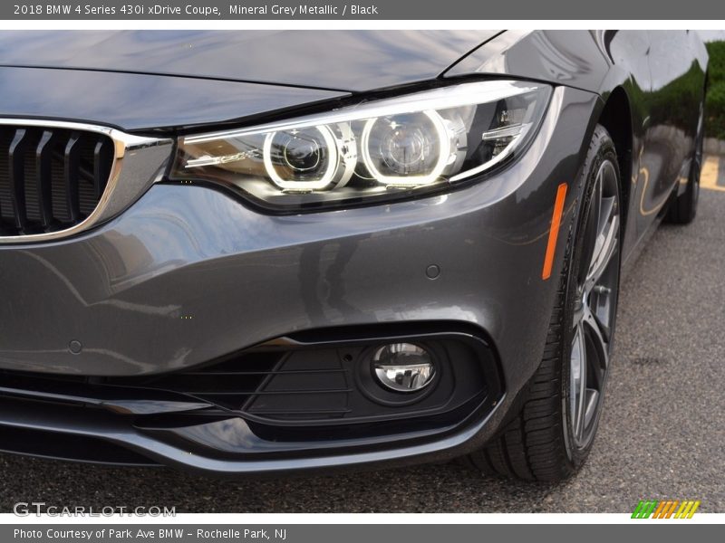Mineral Grey Metallic / Black 2018 BMW 4 Series 430i xDrive Coupe