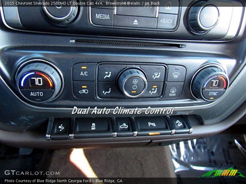 Brownstone Metallic / Jet Black 2015 Chevrolet Silverado 2500HD LT Double Cab 4x4