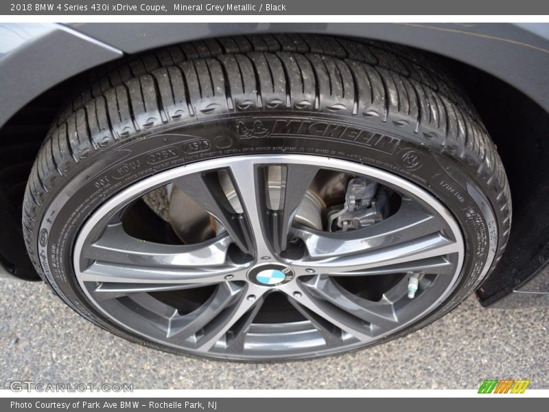 Mineral Grey Metallic / Black 2018 BMW 4 Series 430i xDrive Coupe