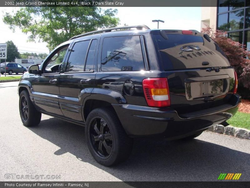 Black / Dark Slate Gray 2002 Jeep Grand Cherokee Limited 4x4