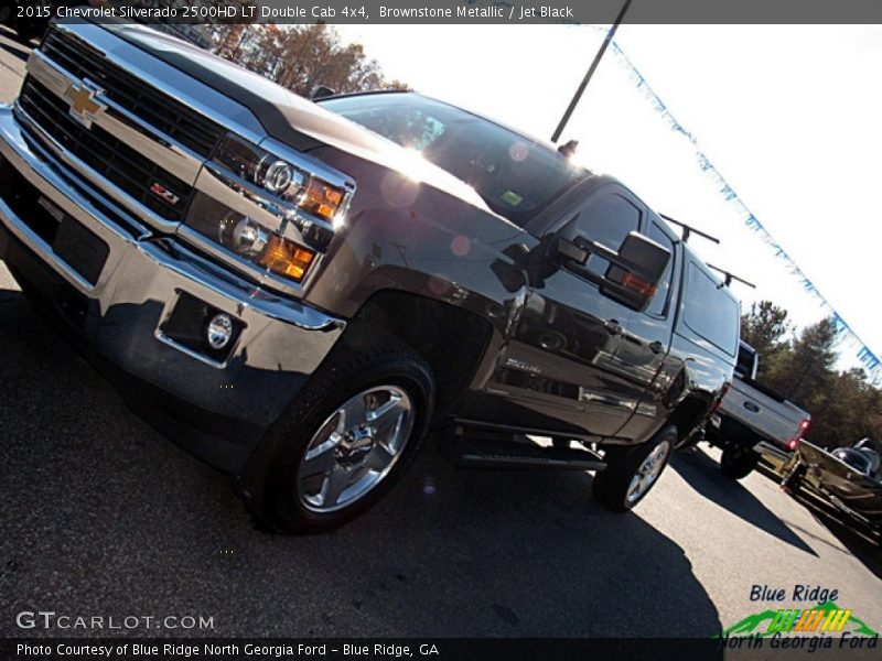 Brownstone Metallic / Jet Black 2015 Chevrolet Silverado 2500HD LT Double Cab 4x4