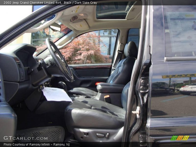 Black / Dark Slate Gray 2002 Jeep Grand Cherokee Limited 4x4