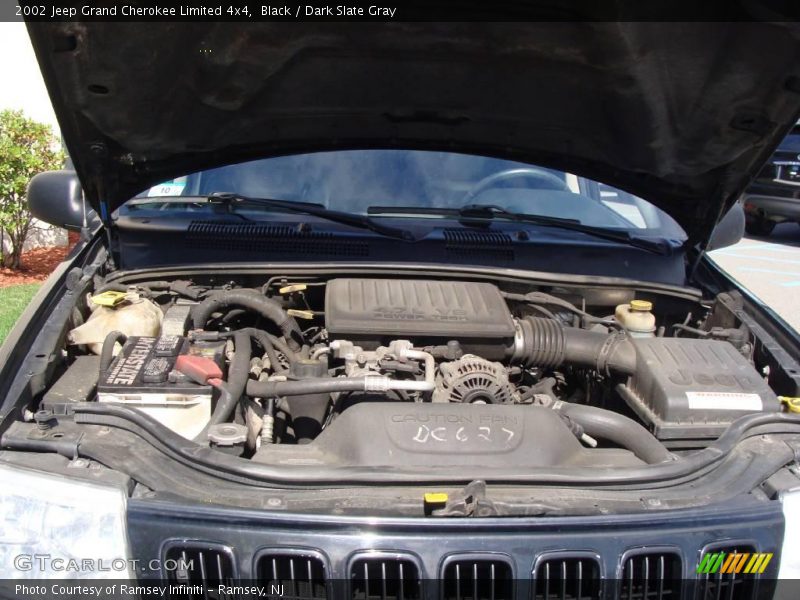 Black / Dark Slate Gray 2002 Jeep Grand Cherokee Limited 4x4