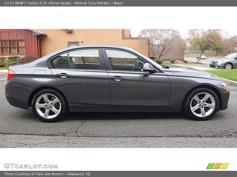 Mineral Grey Metallic / Black 2013 BMW 3 Series 328i xDrive Sedan
