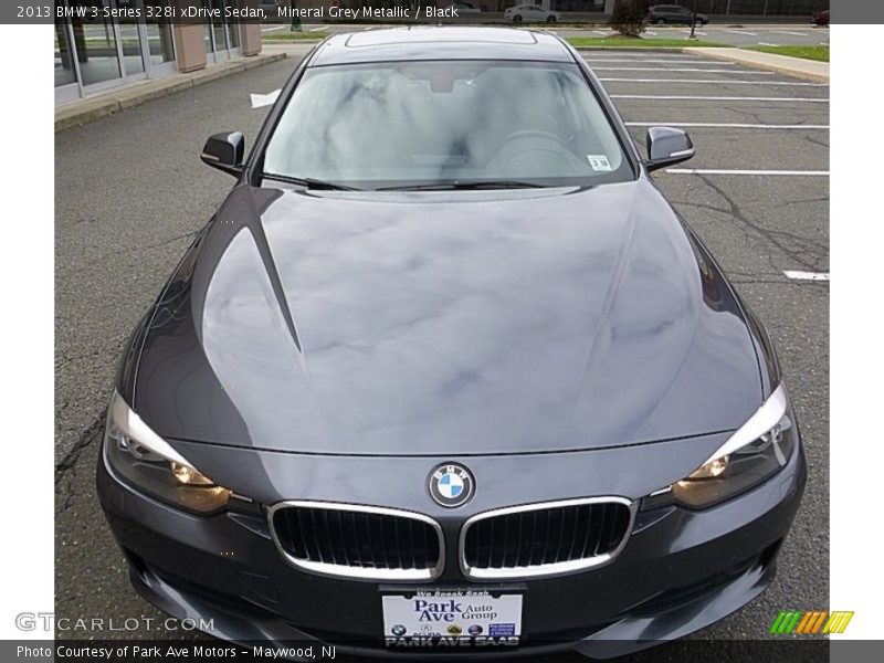Mineral Grey Metallic / Black 2013 BMW 3 Series 328i xDrive Sedan