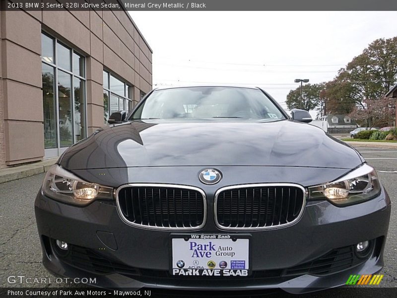 Mineral Grey Metallic / Black 2013 BMW 3 Series 328i xDrive Sedan