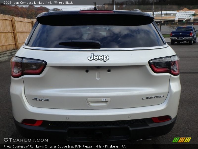 White / Black 2018 Jeep Compass Limited 4x4