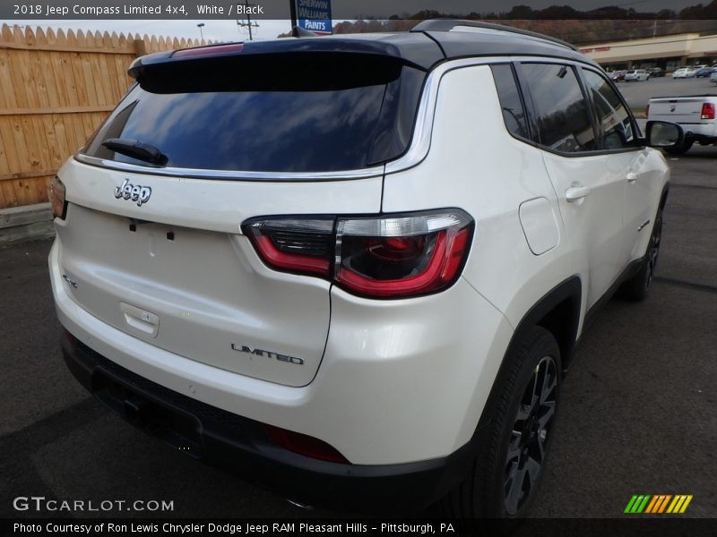 White / Black 2018 Jeep Compass Limited 4x4