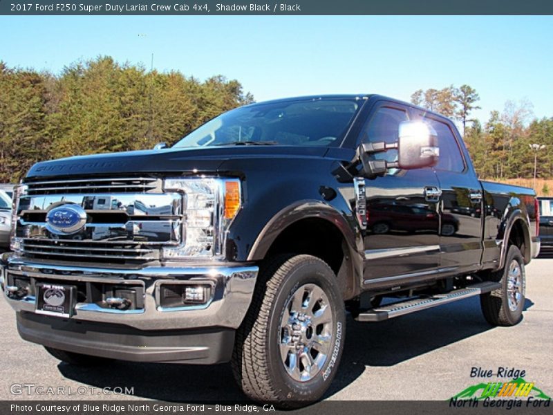 Shadow Black / Black 2017 Ford F250 Super Duty Lariat Crew Cab 4x4