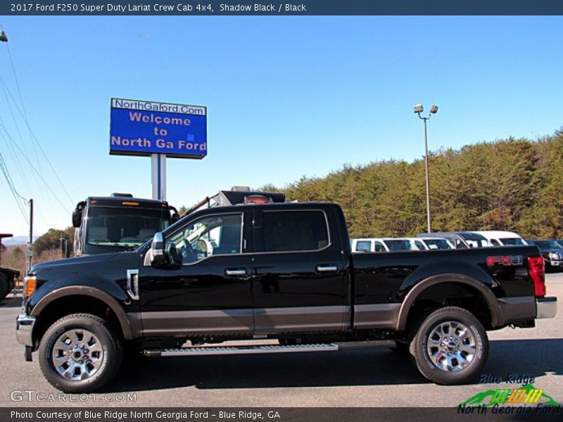 Shadow Black / Black 2017 Ford F250 Super Duty Lariat Crew Cab 4x4
