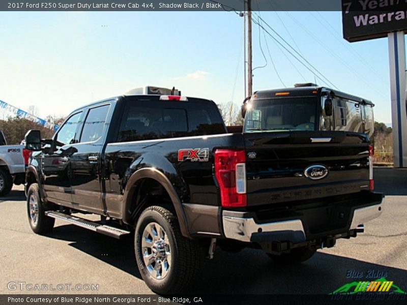 Shadow Black / Black 2017 Ford F250 Super Duty Lariat Crew Cab 4x4