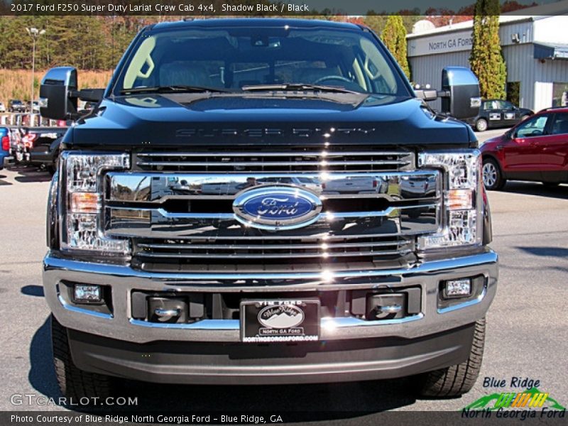 Shadow Black / Black 2017 Ford F250 Super Duty Lariat Crew Cab 4x4