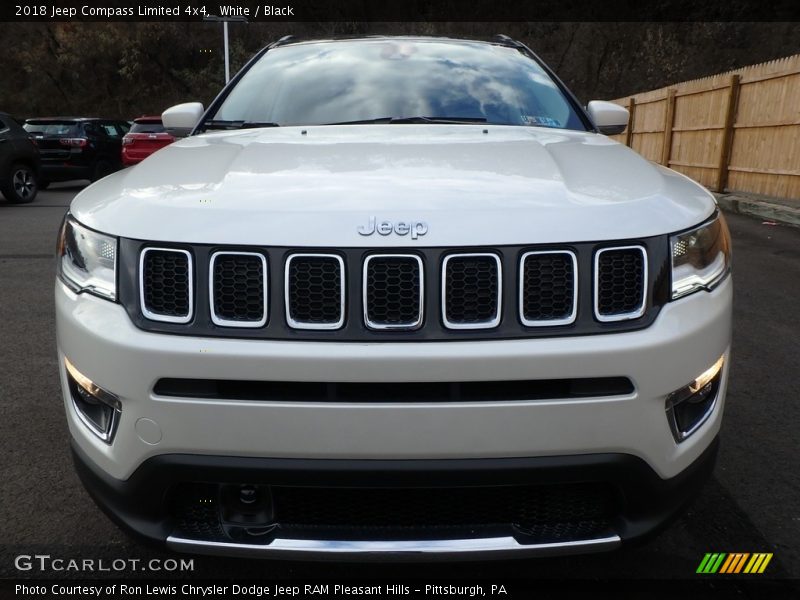 White / Black 2018 Jeep Compass Limited 4x4