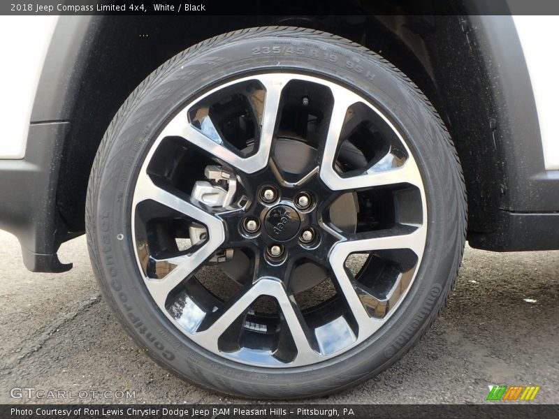 White / Black 2018 Jeep Compass Limited 4x4