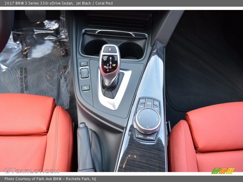 Jet Black / Coral Red 2017 BMW 3 Series 330i xDrive Sedan