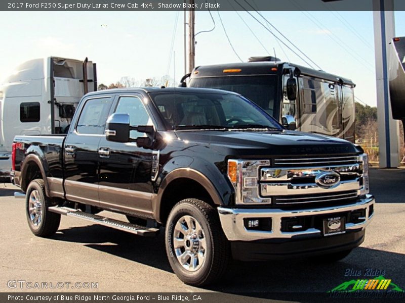 Shadow Black / Black 2017 Ford F250 Super Duty Lariat Crew Cab 4x4