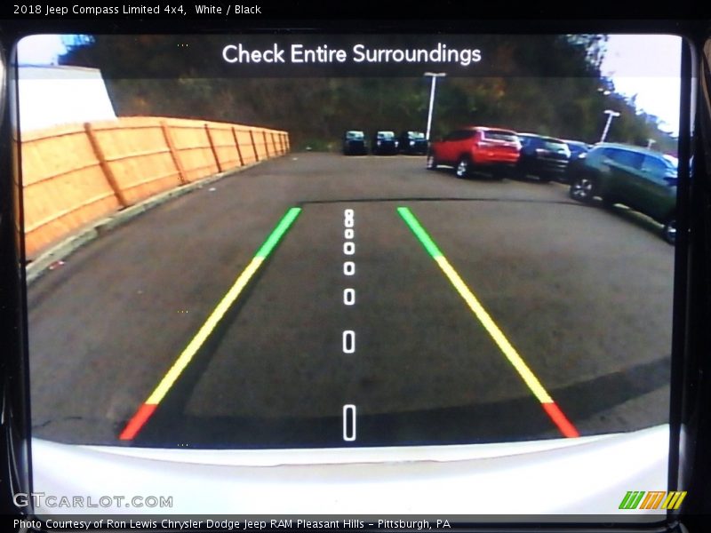 White / Black 2018 Jeep Compass Limited 4x4