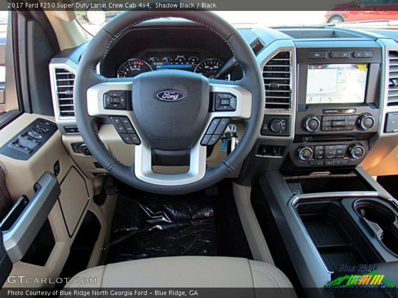 Shadow Black / Black 2017 Ford F250 Super Duty Lariat Crew Cab 4x4