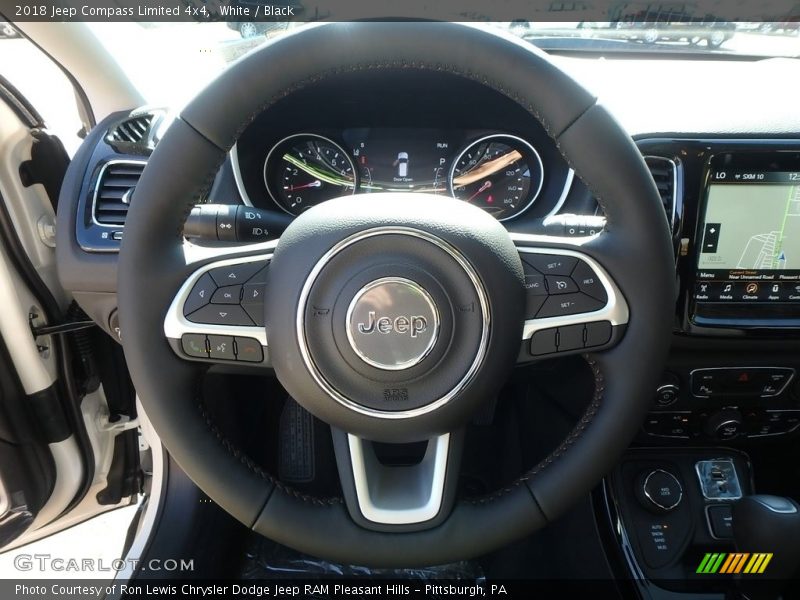 White / Black 2018 Jeep Compass Limited 4x4