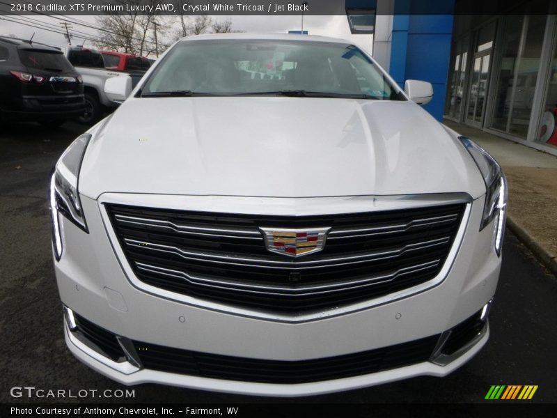 Crystal White Tricoat / Jet Black 2018 Cadillac XTS Premium Luxury AWD