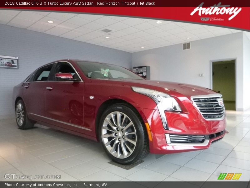 Red Horizon Tintcoat / Jet Black 2018 Cadillac CT6 3.0 Turbo Luxury AWD Sedan