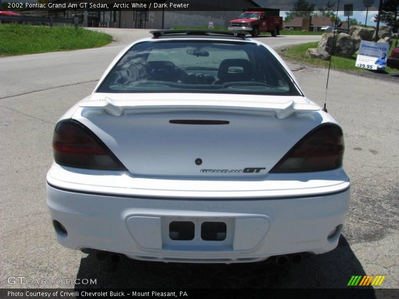 Arctic White / Dark Pewter 2002 Pontiac Grand Am GT Sedan